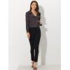 imageAllegra K Womens Short Soft Zip Up Faux Suede Biker Moto JacketDark Gray