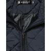 imageAllegra K Womens Stand Collar Zip Lightweight Quilted JacketBlue