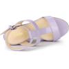 imageAllegra K Womens Strappy Espadrille Wedges Platform Purple Sandals  75 M US