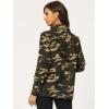 imageAllegra K Womens Utility Jacket Zip Up Drawstring Waist Snap Buttons Lightweight Anorak Jackets with PocketsCamouflage