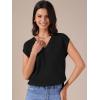 imageAllegra K Womens V Neck Sweater Vest 2025 Ribbed Knit Sleeveless Casual Loose Fit Pullover Sweaters TopBlack
