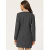 imageAllegra K Womens Winter Overcoat Lapel Collar Single Breasted Outerwear Long Pea CoatDeep Gray