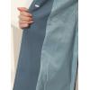 imageAllegra K Womens Winter Overcoat Lapel Collar Single Breasted Outerwear Long Pea CoatGray Blue