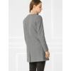 imageAllegra K Womens Winter Overcoat Lapel Collar Single Breasted Outerwear Long Pea CoatGrey
