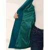 imageAllegra K Womens Winter Overcoat Lapel Collar Single Breasted Outerwear Long Pea CoatLake Blue