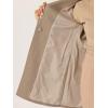 imageAllegra K Womens Winter Overcoat Lapel Collar Single Breasted Outerwear Long Pea CoatLight Brown