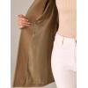 imageAllegra K Womens Winter Overcoat Notched Lapel One Buttoned MidLength Long CoatCamel