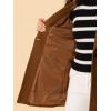 imageAllegra K Womens Winter Overcoat Notched Lapel One Buttoned MidLength Long CoatDark Brown