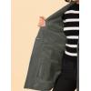 imageAllegra K Womens Winter Overcoat Notched Lapel One Buttoned MidLength Long CoatDark Grey