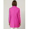 imageAllegra K Womens Winter Overcoat Notched Lapel One Buttoned MidLength Long CoatFuchsia