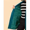 imageAllegra K Womens Winter Overcoat Notched Lapel One Buttoned MidLength Long CoatLake Blue