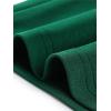 imageAllegra K Work Office Dress for Womens 34 Sleeve Belted Sweetheart Neck Sheath DressDark Green