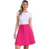 imageAllegra K Womens High Waisted ALine Flared Casual Denim SkirtHot Pink