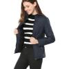 imageAllegra K Womens Stand Collar Zip Lightweight Quilted JacketBlue
