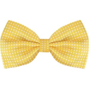 imageAllegra K Mens Polka Dots PreTied Bowknot Bow Ties Work Formal Party Tuxedo BowtiesYellow