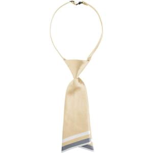 imageAllegra K Pretied Bowtie for Women Uniform Necktie Adjustable Strap StripedLight Champagne