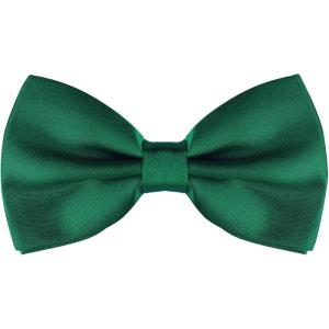imageAllegra K Pretied Solid Adjustable Bowtie Classic Tuxedo Wedding Bow Ties for Men One Size Dark Green