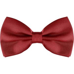 imageAllegra K Pretied Solid Adjustable Bowtie Classic Tuxedo Wedding Bow Ties for MenWine Red