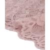 imageAllegra K Womens Lace Cardigan Open Front Lace Shrug Elegant Sheer Floral Cropped Bolero Lace TopsGrey Pink