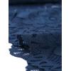 imageAllegra K Womens Lace Cardigan Open Front Lace Shrug Elegant Sheer Floral Cropped Bolero Lace TopsNavy Blue