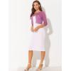 imageAllegra K Womens Lace Cardigan Open Front Lace Shrug Elegant Sheer Floral Cropped Bolero Lace TopsPink Purple