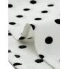 imageAllegra K Womens Vintage Polka Dots Shirt Retro Short Sleeve Button Up TopsWhite