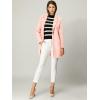 imageAllegra K Womens Winter Overcoat Notched Lapel One Buttoned MidLength Long CoatPink