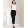 imageAllegra K Womens Work Sleeveless Blouse Business Casual V Neck Tank TopsWhite