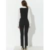 imageAllegra K Womens One Piece Long Playsuits U Neck Casual Office Business Overalls Jumpsuit XLarge Black