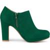imageAllegra K Womens Platform Round Toe Chunky Heels Ankle BootiesEmerald Green