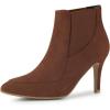 imageAllegra K Womens Lace Up Chunky Heel Ankle BootiesDark Brown