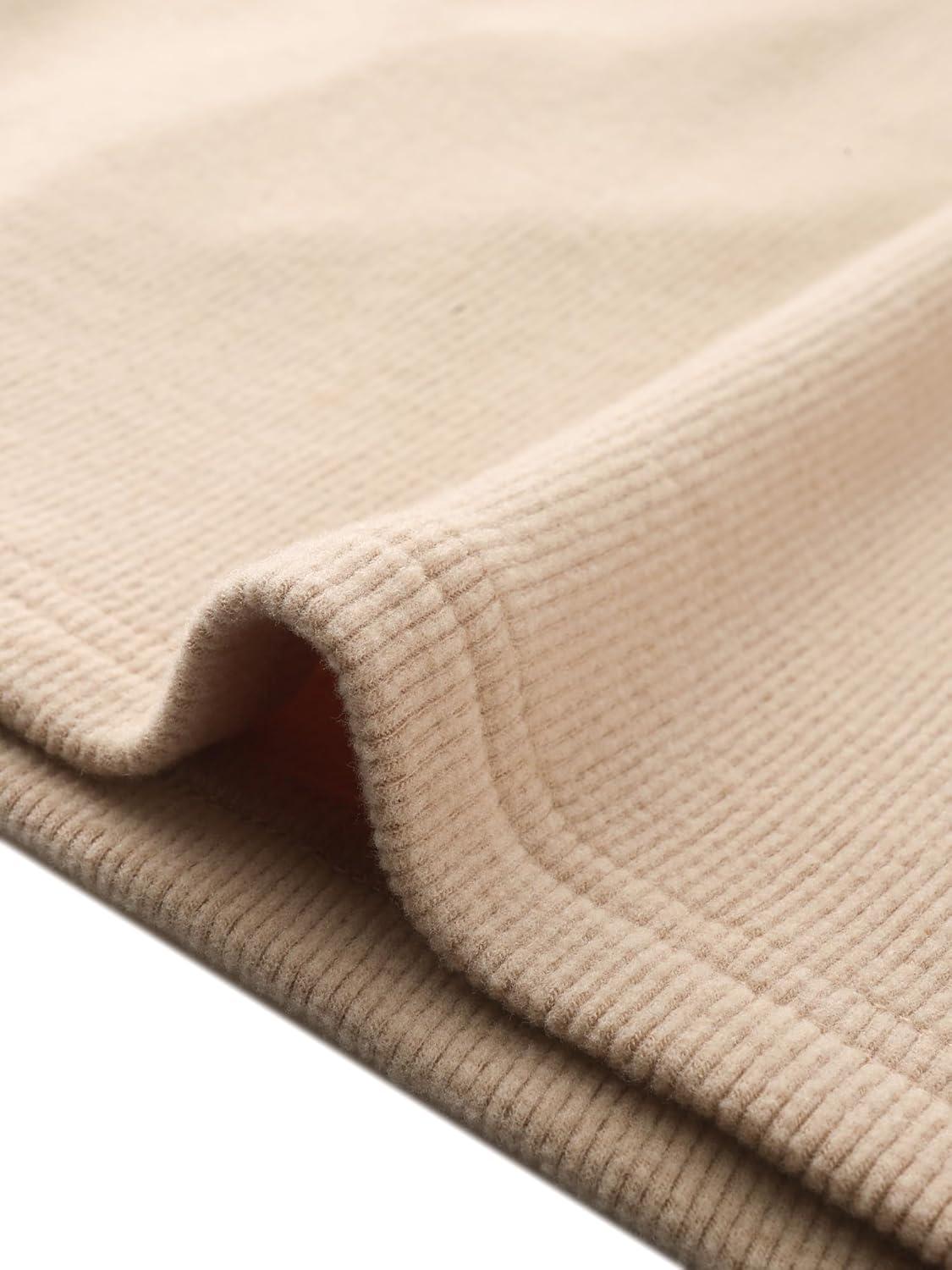 imageAllegra K Sweaters for Women Mock Turtleneck Long Sleeve Fitted Tee Casual Pullover Tops Fashion Clothes 2025 Fall OutfitsKhaki