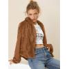 imageAllegra K Womens Winter Wedding Faux Fur Bolero Jacket Loose Formal Faux Fur CoatCaramel