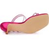 imageAllegra K Womens Rhinestone Strappy Kitten Heel Slide Heels SandalsHot Pink
