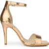 imageAllegra K Womens Metallic Heel Square Toe Stiletto Heel SandalsRose Gold