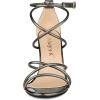 imageAllegra K Womens Open Toe Strappy Straps Stiletto Heel Gunmetal Sandals 7 M US