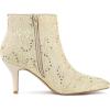 imageAllegra K Womens Pointed Toe Buckle Stiletto Heels Ankle BootsBeige