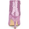 imageAllegra K Womens Pointed Toe Buckle Stiletto Heels Ankle BootsPink