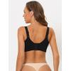 imageAllegra K Womens Adjustable Straps Minimizer Full Coverage Mesh Underwire Bra