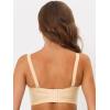 imageAllegra K Womens Bandeau Bra Wirefree NonSlip Tube Top Removable Straps Strapless BrasBeige