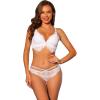 imageAllegra K Womens Lace Bra and Panty Set Everyday Wirefree Bralette Available in Plus Size