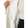 imageAllegra K Womens Winter Coat Overcoat Lapel Collar Long Swing A Line Double Breasted Pea CoatWhite