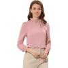 imageAllegra K Womens Fall Blouse 2025 Long Sleeve Ruffle Tie Neck Business Work Top
