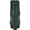 imageAllegra K Peep Toe Ankle Boots for Women Back Zip Chunky Heel Platform BootsDark Green