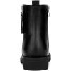 imageAllegra K Round Toe Zipper Chunky Low Heel Ankle Boots for WomenBlack