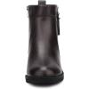 imageAllegra K Round Toe Zipper Chunky Low Heel Ankle Boots for WomenDark Brown