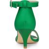 imageAllegra K Womens Ankle Strap Kitten Heel SandalsGreen