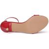 imageAllegra K Womens Ankle Strap Kitten Heel SandalsRed