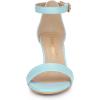 imageAllegra K Womens Ankle Strap Kitten Heel SandalsSky Blue