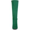 imageAllegra K Womens Buckle Pointed Toe Stiletto Heel Knee High BootsEmerald Green